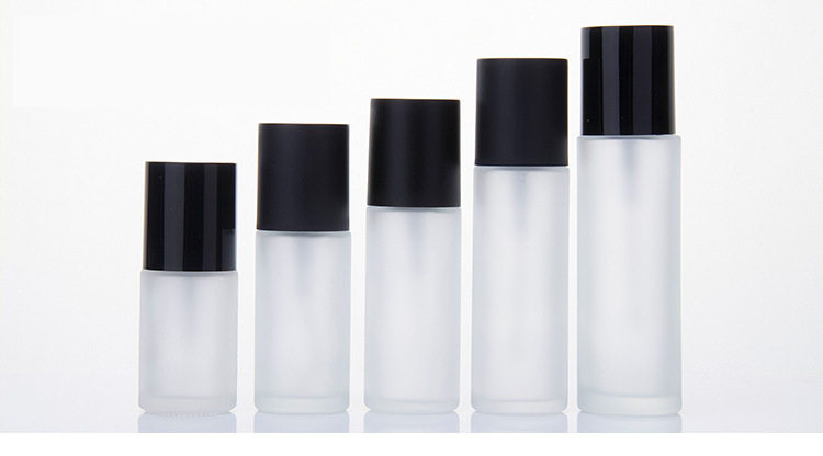 cosmetic glass lotion bottles