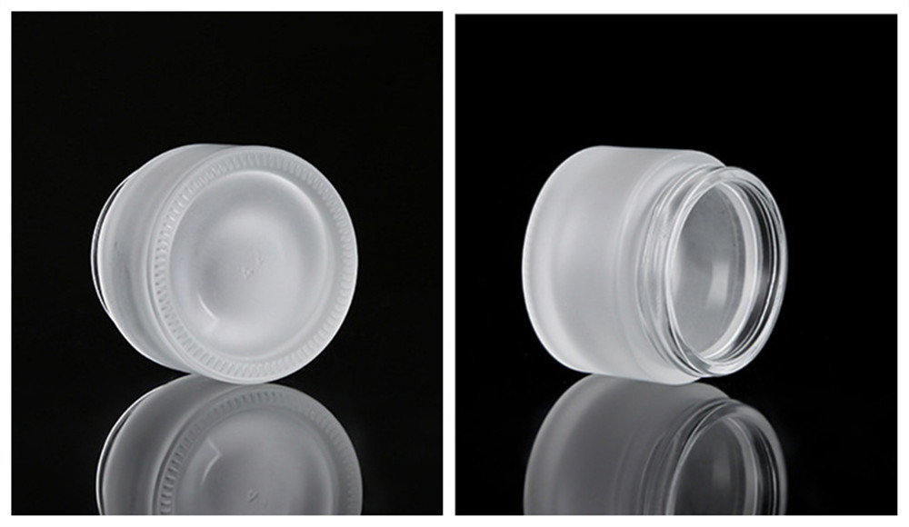 Luxury Cosmetic Frosted Glass Jar