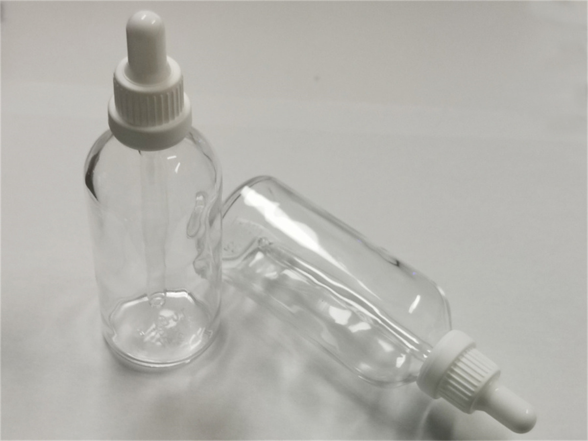 20ml Clear Boston Round Glass Bottles