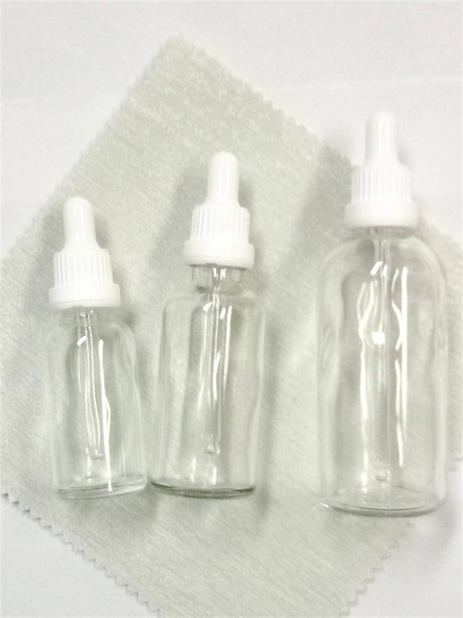 20ml Clear Boston Round Glass Bottles
