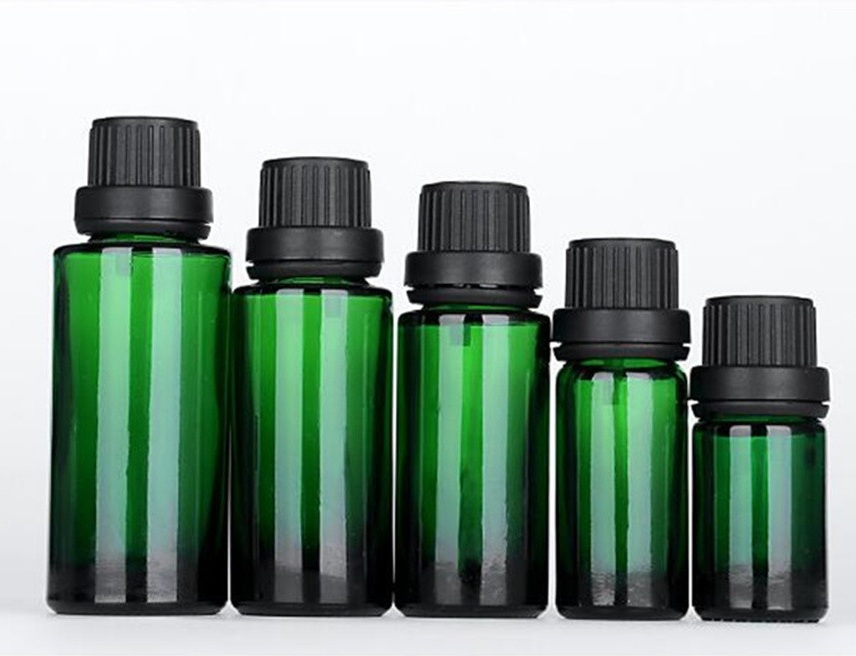 Portable essential oil glass bottle