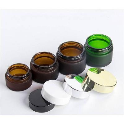 glass cosmetic jar