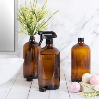 amber bottles with pump