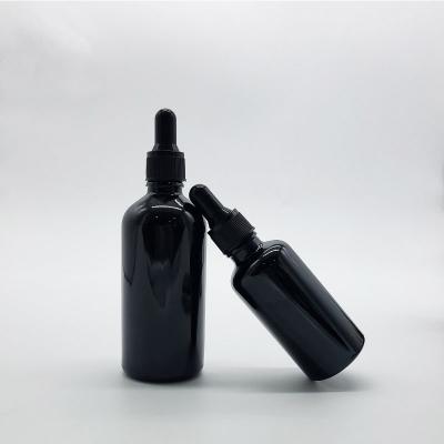 30ml Matte Black Glass Bottles manufacturer
