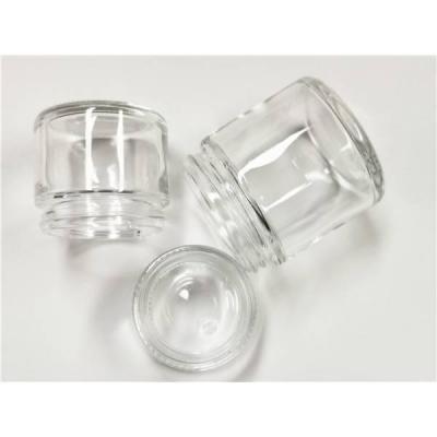 cosmetic frosted glass jars