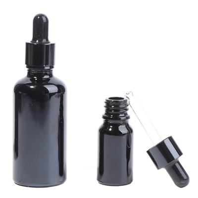 black boston round bottles