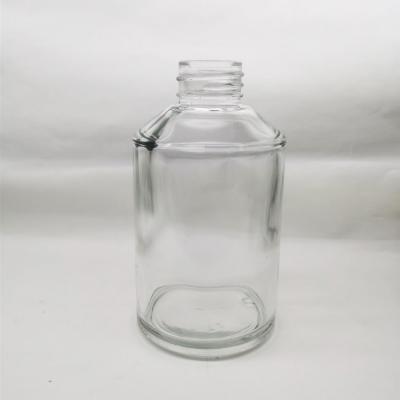 Clear Glass Flask Bottles
